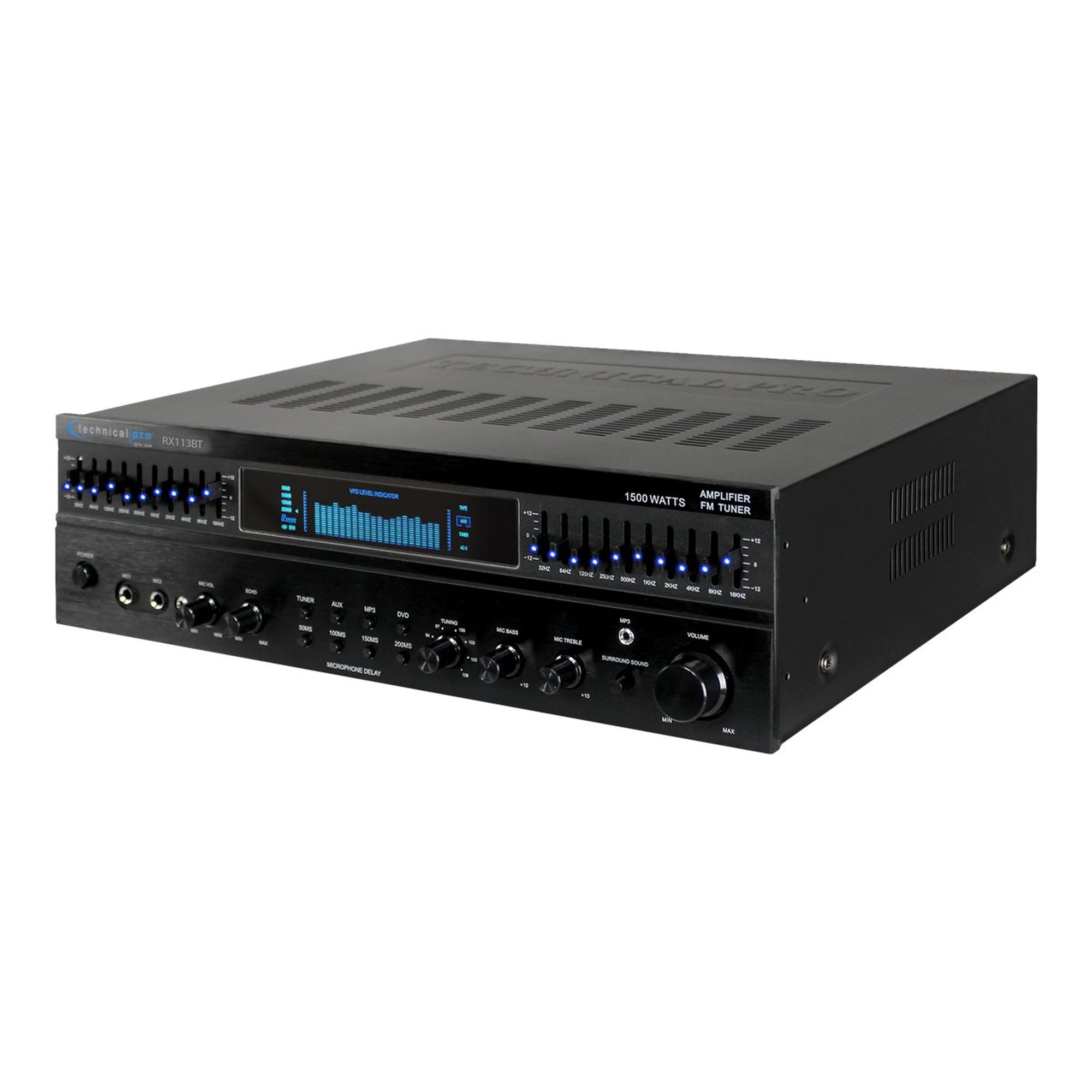 Technical Pro RX113BT - Receiver - 5-channel - 1500 Watt (total)