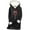 Black, variant on Long Sleeve Shirts for Women,Womens Hoodies,Plus Size Women's Christmas Print Hoodie with Plush Lining for Base Layer Warmth Long Sleeve Thermal Top Provides Festive Style in Snug Fits 2XL
