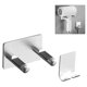 thumbnail image 1 of Estante para secador de pelo de aluminio sin perforaciones, estante para secador de pelo, estante de almacenamiento, aleación de aluminio con soporte de enchufe para supersónico Fokelyi 2034973-2, 1 of 9