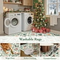 thumbnail image 5 of Lahome Christmas Area Rug,8'x10' Entry Rug Non-Slip Washable Indoor Door Mat for Living Room,Oriental Accent Throw Rug for Bedroom Kitchen, 5 of 9