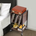thumbnail image 5 of 2-Tier Record Player Stand with Storage, 5 of 5