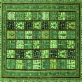 thumbnail image 1 of Ahgly Company Indoor Square Abstract Green Modern Area Rugs, 8' Square, 1 of 4