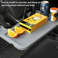thumbnail image 3 of Automobile Steering Wheel Work Desk Easy Install Food Laptop Tray Eating Table Car Accessories, 3 of 6