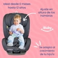 thumbnail image 3 of Autoasiento Reclinable Desde 0 A 36 Kg Passegeri Ibaby Negro Passeggeri Negro, 3 of 8
