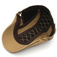 thumbnail image 4 of LinYooLi Pure Cotton Rice Hat, Cotton Cotton Cloth, Lattice Grid Embroidery, Forward Hat Spring And Autumn Classic Fashion Hat, 4 of 9