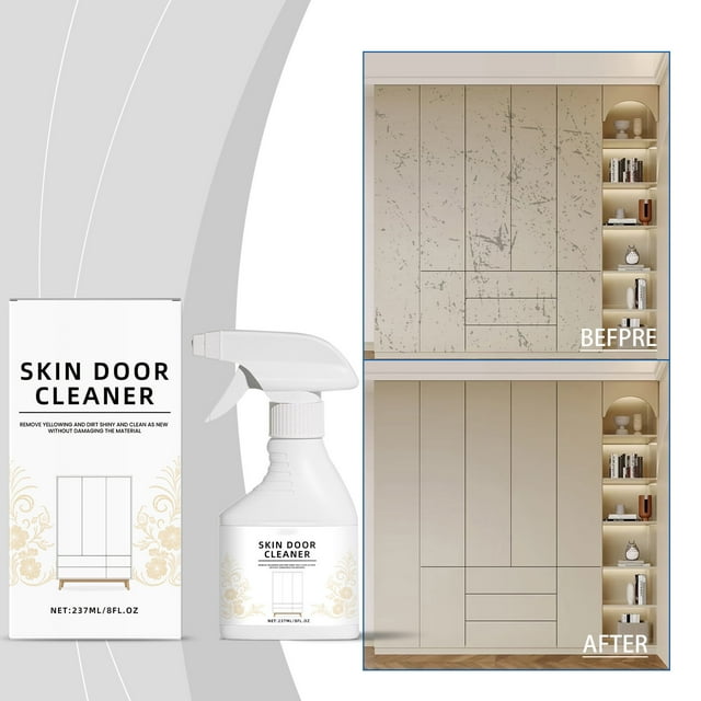 Furniture Cabinet Door Cleaning Spray Multi-Functional Stain Remover Cleaner Oil And Stain Remover Cleaning Solution 237ml