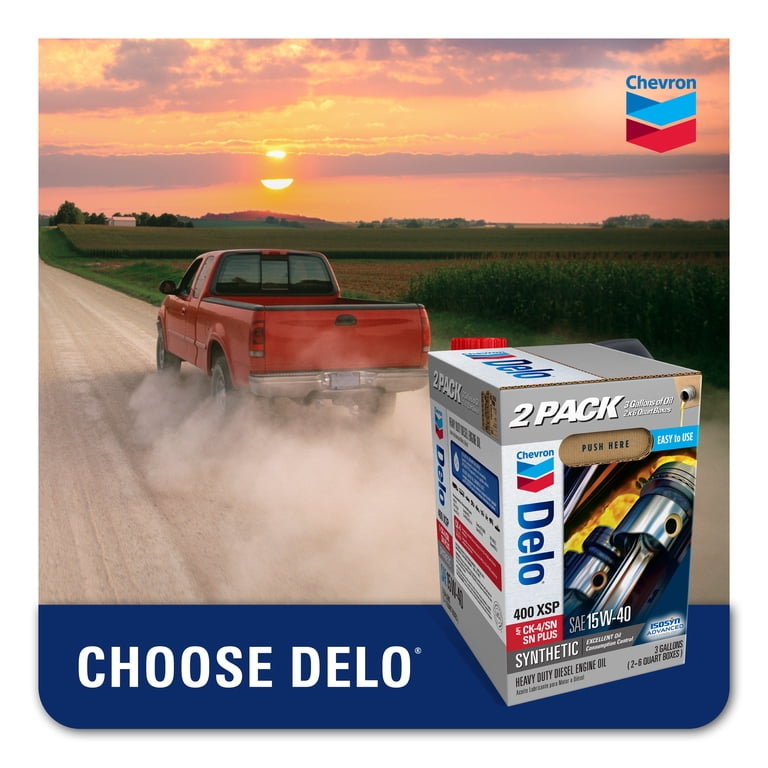 DELO XSP Full Synthetic Diesel Motor Oil SAE 15W-40 3 Gallon Smart