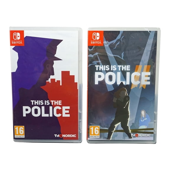 This is the Police I & II (2 Nintendo Switch Game Set) # 1 & 2 Dive into a deep story of corruption, crime and intrigue