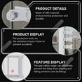 thumbnail image 4 of MasteelfCA 1 Set 12pcs Multifunctional Window Sliding Locks Window Safety Locks (White), 4 of 7