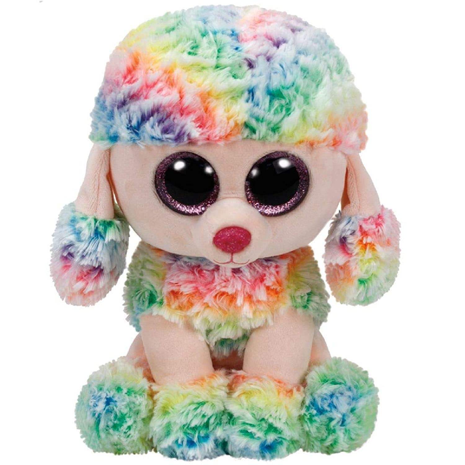 rainbow poodle ty