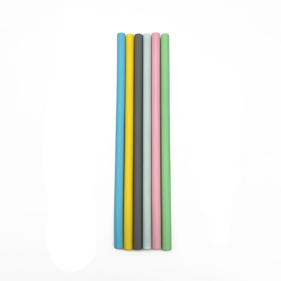 Reusable Silicone Drinking Straw High Temperature Resistant for Coffee and Hot Drinks, Eco-Friendly Flexible Straw, Ideal Valentines Day Gifts and Sustainable Kitchen Accessories A