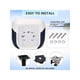thumbnail image 4 of |6394|Enhance Your Boating E x perience con Our Pontoon Boat Seat Thickened Sponge Padding Ergonómico cm de Profundidadesign para Fishing Sightseeing & Speedboats Complete con Standard Mounting Bolt|, 4 of 5