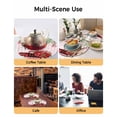 thumbnail image 2 of 13 Inch Round Placemats Set of 4, Valentine's Day Non Slip Heat Insulation PP Table Mats, Red Truck Roses Love Leaves Pink Plaid Washable Place Mats for Kitchen Dining Party Table Decor, 2 of 7