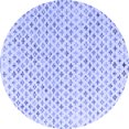 thumbnail image 1 of Ahgly Company Machine Washable Indoor Round Abstract Blue Modern Area Rugs, 4' Round, 1 of 4