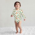 Cotton Baby Onsies, cute carrot Unisex Newborn Baby Long Sleeve