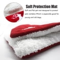 thumbnail image 4 of Alfombrilla de cama para perros y gatos con temática navideña, suave, cálida y gruesa, para perros pequeños, medianos y grandes., 4 of 11