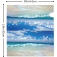 thumbnail image 4 of Seascape and Beach Wraps Ocean Wave Mail Box Cover Magnetic Anti-UV 100% Polyester Standard Size 18" X 21" Oxford Garden,Postbox Letterbox Cover, 4 of 6