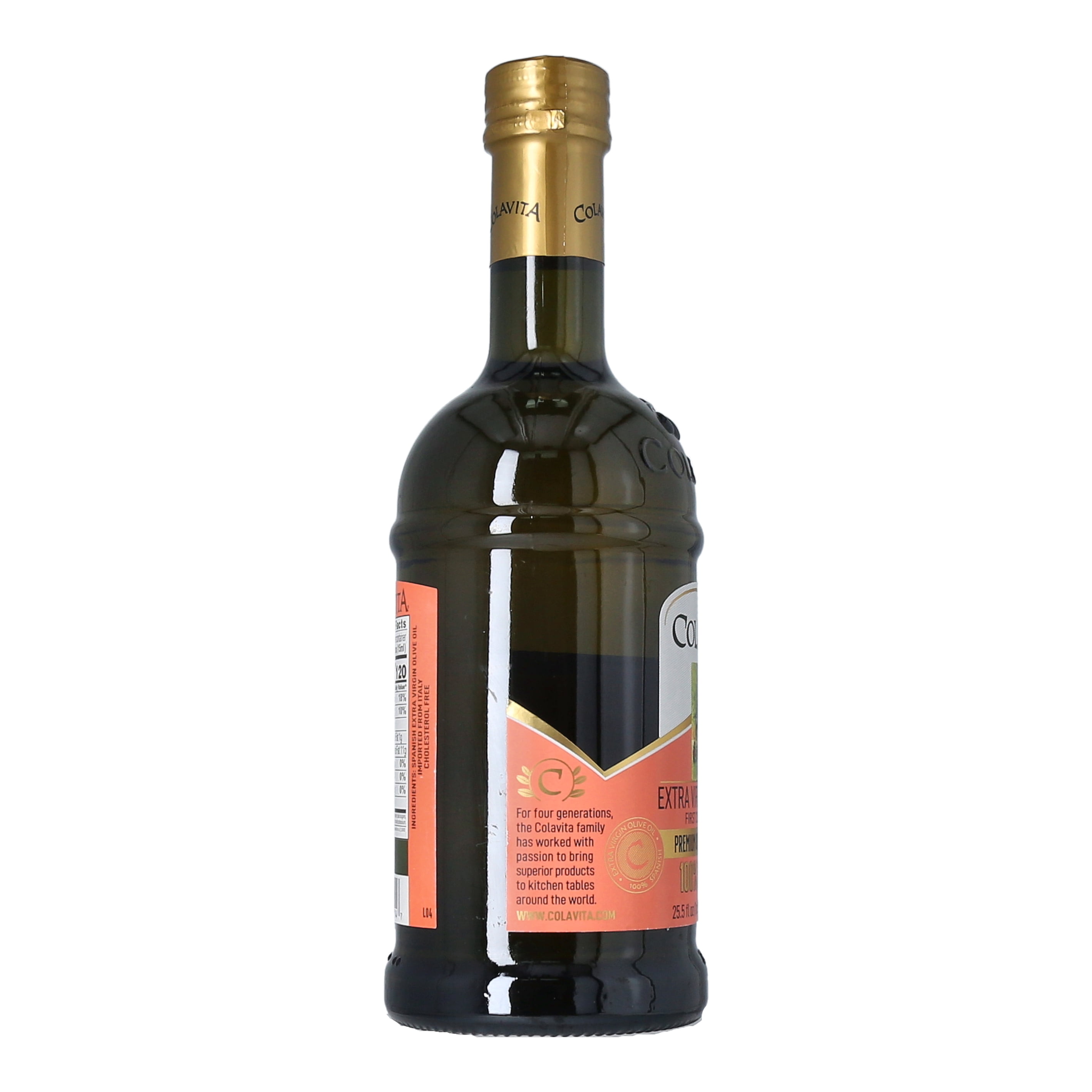 Colavita Extra Virgin First Cold Pressed Spanish Olive Oil, 25.5 Fl Oz