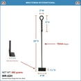 thumbnail image 4 of Minuteman International Rope Handle 28 Inch Single FIreplace Hoe Tool, 4 of 4