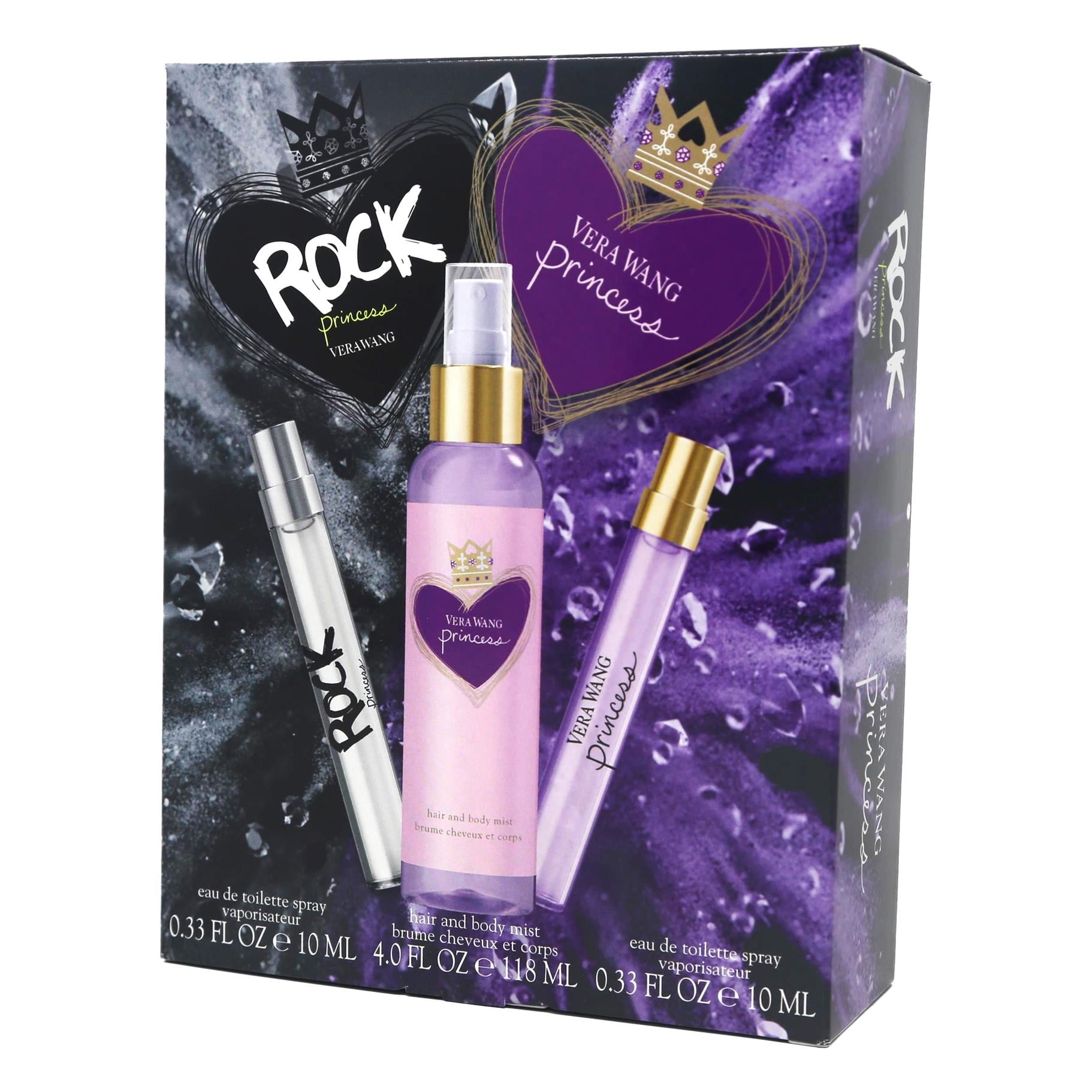 Vera Wang PRINCESS 3 Pc Set: Eau de Toilette 1 Oz, Satiny Body