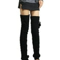 thumbnail image 2 of Dress Choice Women's Winter Footless Leg Warmers Thick Knit Extra Long Thigh High Leg Warmers, 2 of 8