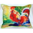 thumbnail image 1 of Betsy Drake HJ144 Red Rooster Grand Oreiller Intérieur-Extérieur 16 Po. x 20 Po., 1 of 1