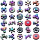 thumbnail image 2 of Spinner de mano redondo para hombre, giroscopio de oficina, alivio de la ansiedad, estrés, EDC, Focus, juguetes de dedo para niños Fivean unisex, 2 of 2