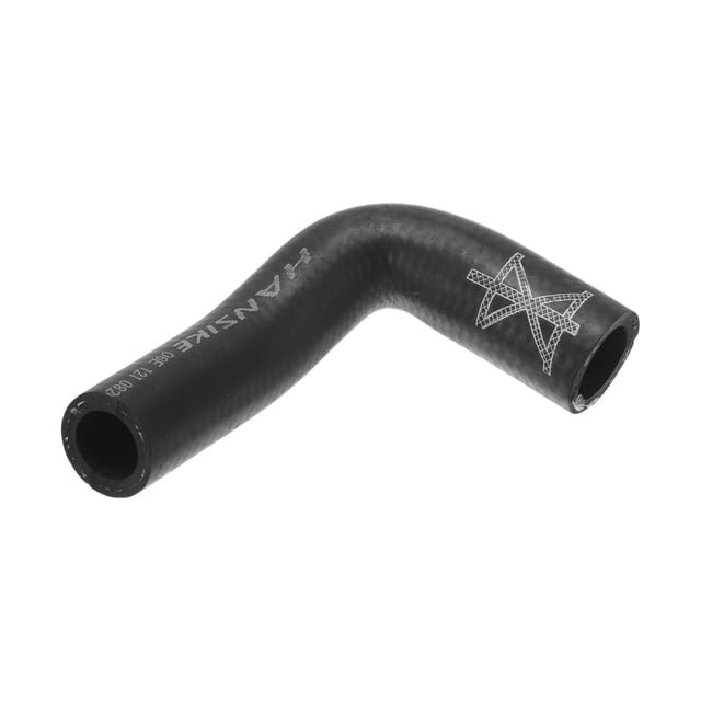 Manguera del radiador Unique Bargains No.06E121082C para Audi A4 3.2L V6 A/T para FWD Base Sedan 2006 Caucho Negro 1 Pc Tubería de refrigerante Buen sellado