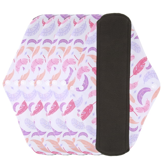 Reusable Sanitary Napkins, Comfortable Use Washable Recyclable Water Absorption Enough Quantity Recycled Sanitary Napkins For Home G65