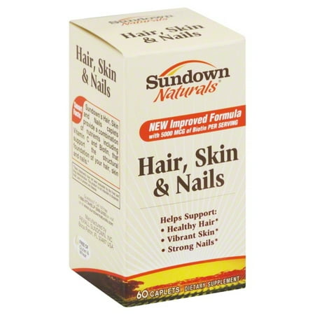 Rexall Sundown Sundown Naturals Hair Skin Nails 60 Ea