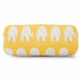 thumbnail image 2 of Coussin Rond Ellie Jaune 18.5x8, 2 of 4