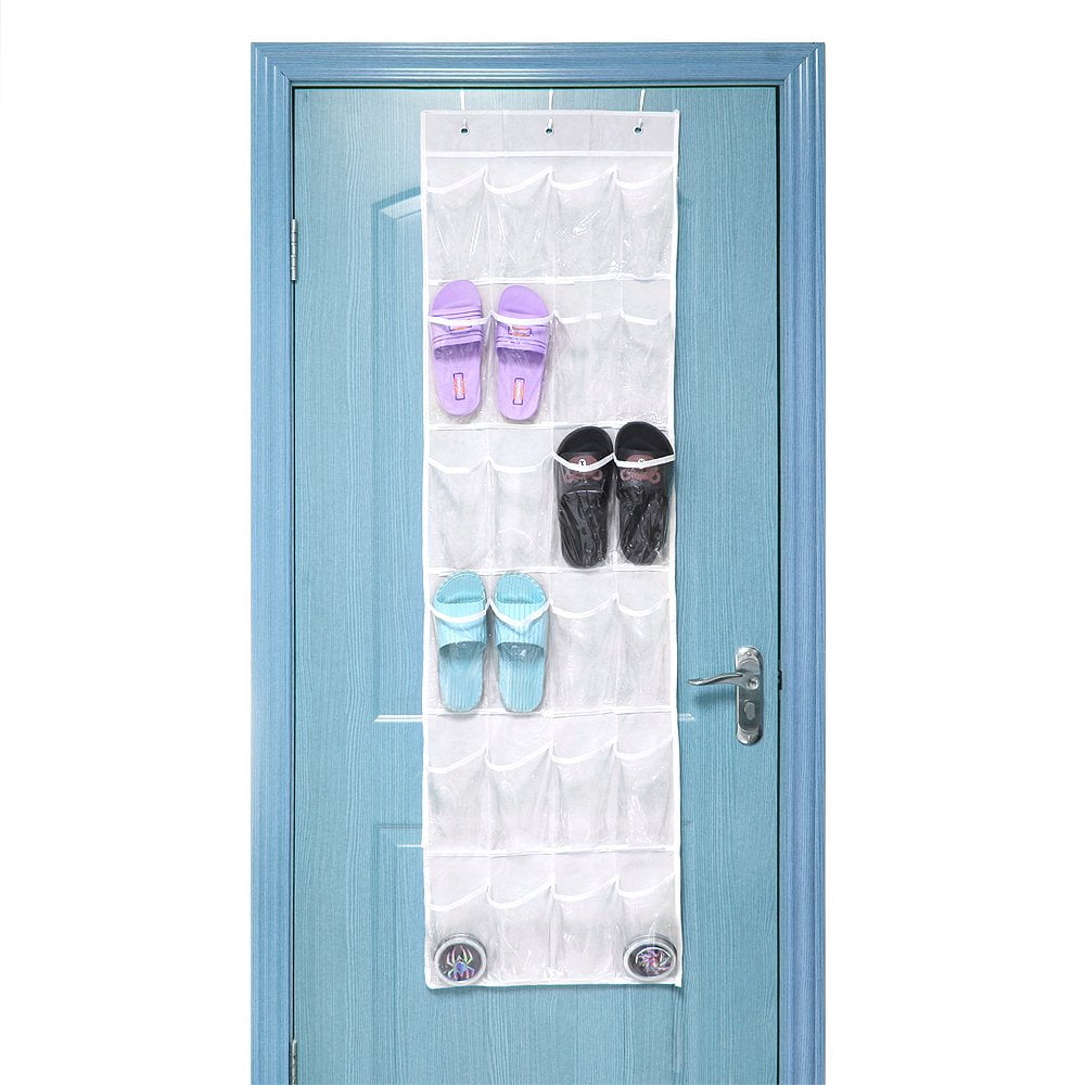 Nex Shoe Organizer over The Door Shoe Rack 24Pocket Behind The Door