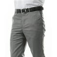 thumbnail image 6 of Azzuro Men's 3-Pack of Neutral Color Dress Pants: Black, Navy, Mid Grey, 6 of 7