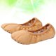 thumbnail image 1 of WEUVEB 1Par Zapatillas De Ballet De Suela Blanda Con Elástica Para Danza Y Yoga Color Marrón, 1 of 8