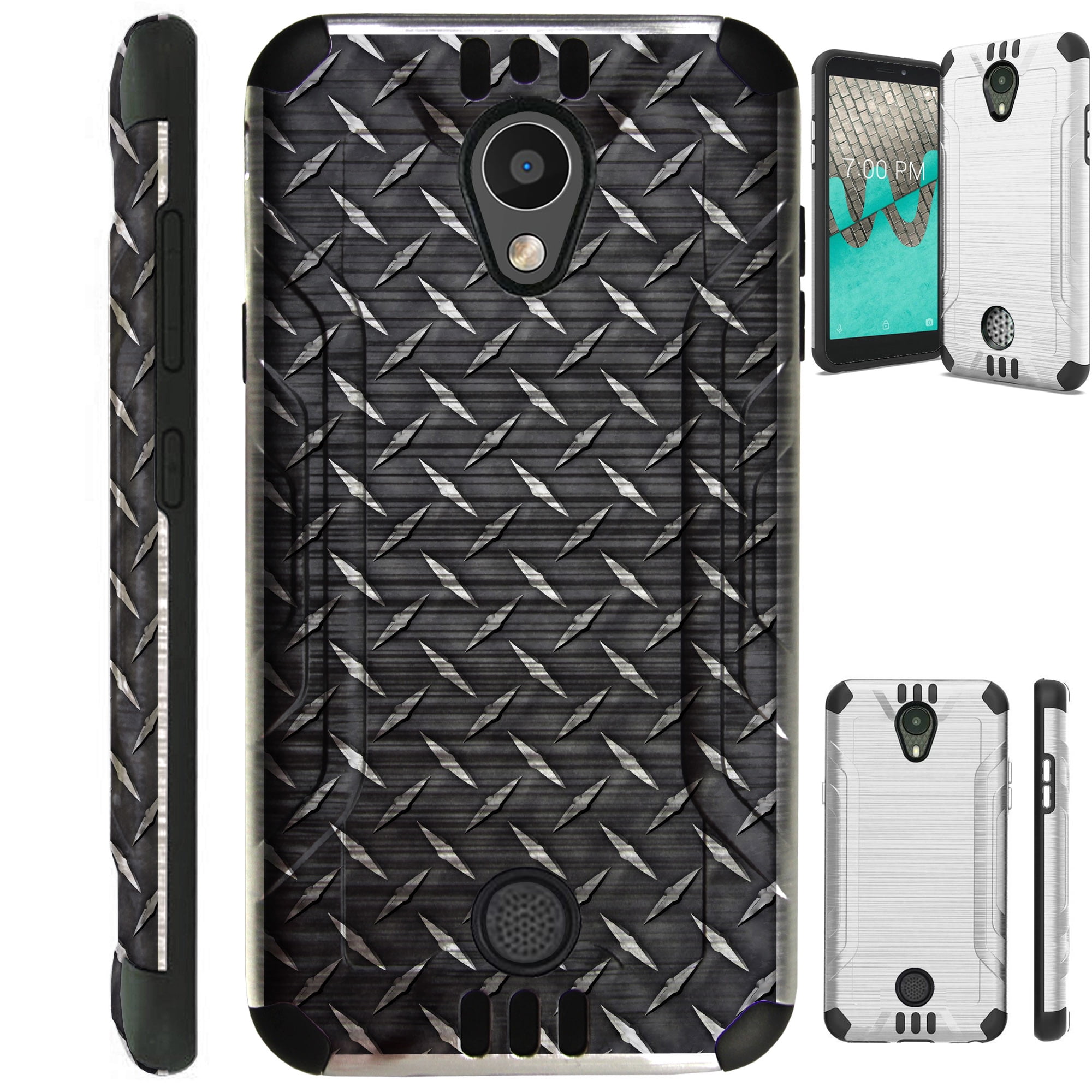 WORLD ACC Silver Guard Phone Case Compatible with Coolpad Legacy SR