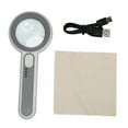 thumbnail image 2 of Lighted Magnifying Glass, High Definition Lightweight Long Handle Handheld Magnifying Glass  for Reading, 2 of 7