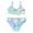 Z1 Light Blue, variant on YFELWZ Girls Swimsuit Bikini Sets Sleeveless Printing Beach Bathing Suit Swimwear for Kids Size 10