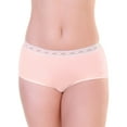 thumbnail image 4 of Angelina Women's Cotton Mid-Rise Brief Panties with Mesh Waistband (12-Pack), 4 of 7