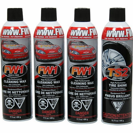 Lot of 3 FW1 Wash & Wax High Performance Cleaning Wax 17.5oz Brand New -  Pioneer Recycling Services