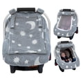 thumbnail image 1 of Funda de asiento de coche para bebé Kaseeous, de felpa, que brilla en la oscuridad, 1 of 7