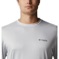 thumbnail image 4 of Columbia Men's Terminal Tackle PFG State Triangle LS, Cool Grey/Al Flag, 3X Big, 4 of 5