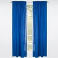 thumbnail image 4 of Learning Linens Solid Color 84-inch Microfiber Rod Pocket Curtain, 4 of 5