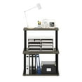 thumbnail image 5 of Furinno Turn-N-Tube 3-Tier Toolless Multipurpose Printer Stand Display Storage Shelf, French Oak Grey/Black, 5 of 6