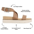 thumbnail image 3 of Journee Collection Womens Havalee Tru Comfort Foam Buckle Platform Sandals, 3 of 6