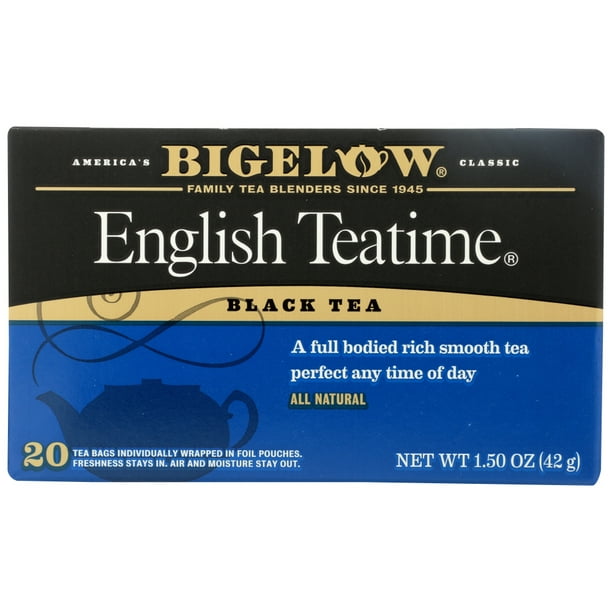 Bigelow English Teatime Black Tea, 20 Tea Bags