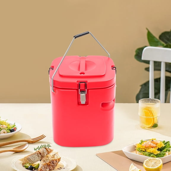 Stainless Steel Food Warmer Insulated Soup Container 5 Gallon for Catering