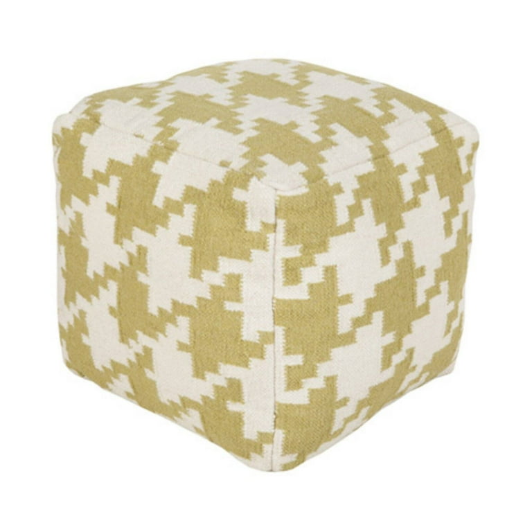 Houndstooth pouf sale