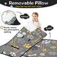 thumbnail image 3 of Dog Paw and Bone Toddler Nap Mats for Kids Preschool,Sleeping Mat Bag or Kids,Toddler Sleeping Bag,Toddler Nap Mat or Daycare, 3 of 6