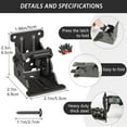 thumbnail image 5 of Wuztai Heavy Duty Folding Table Bracket with Self-Lock Hinge, 500lbs Load Capacity Support for Furniture Leg Workbench, Easy Installation Hardware, 5 of 6