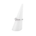 thumbnail image 3 of Lot de 5 présentoirs à bagues pour un seul doigt, présentoir à bijoux, organisateur de bagues (blanc), 3 of 4
